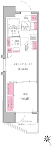 新品家具付きマンション佐賀6(KaGood東京)の間取り|※間取りと異なる場合は現状を優先します。
