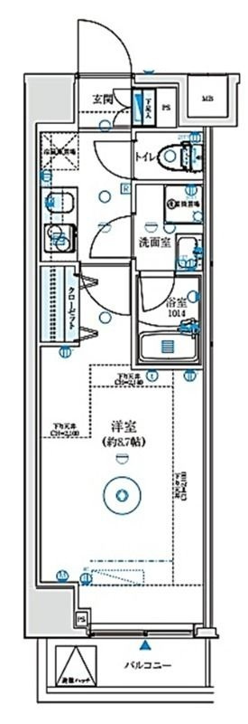 プレニーズ五反野MAXIVの間取り|間取りです。