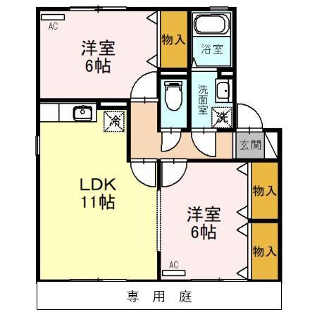【間取り】 | セジュールＲ