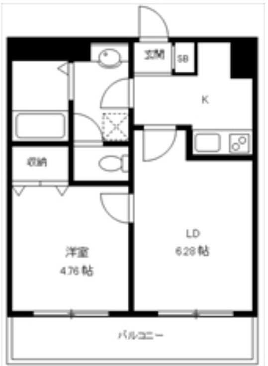 プラザ木場の間取り