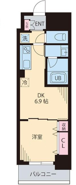 ルカナル門前仲町の間取り|間取りです。