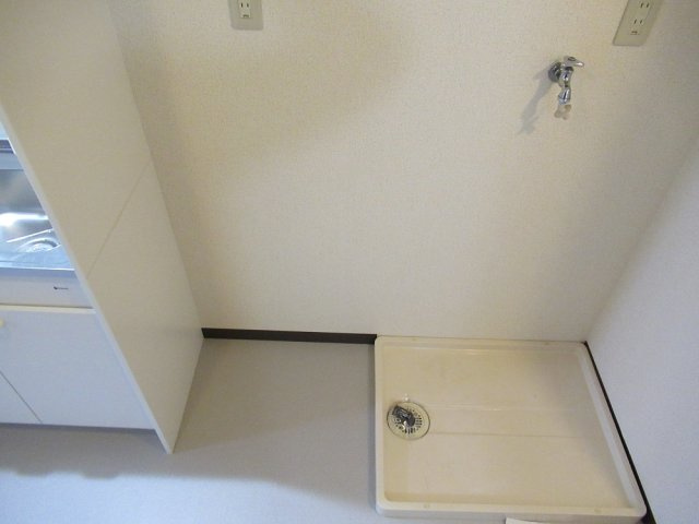 サンシャイン295のキッチン|洗濯機置き場