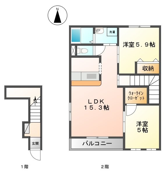 ロココ・モダン舞高の間取り|間取り