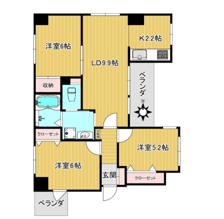 ラフォーレ・ACT3の間取り
