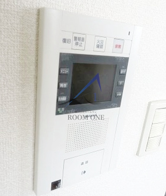 ウィスティリア大森山王のセキュリティ|モニター付きインターホンです。