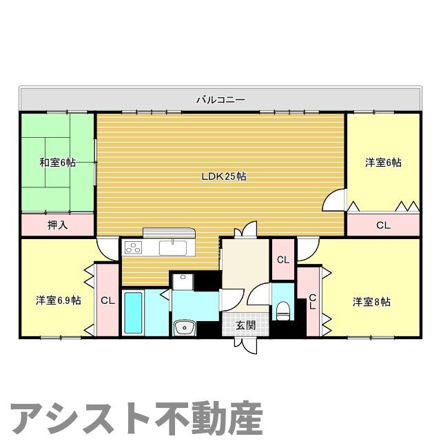 クオリティーイーストの間取り