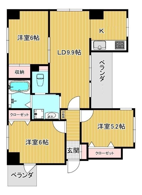 ラフォーレ・ＡＣＴ３の間取り|間取りです。