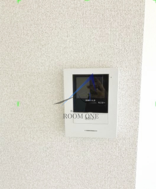 アミューズＦハウスのセキュリティ|モニター付きインターホンです。