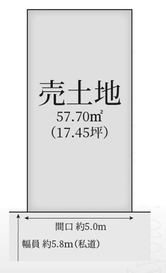 【土地図】 | 桂芝ノ下町 売土地　