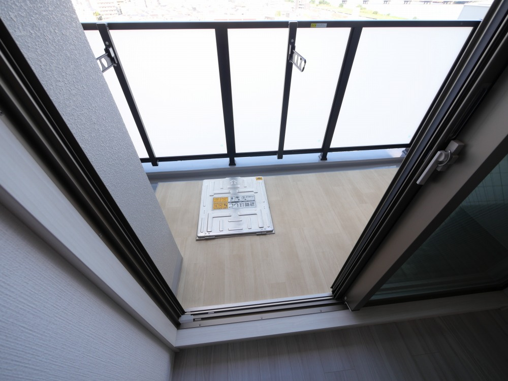 大阪市西淀川区花川２丁目の賃貸マンションのバルコニー