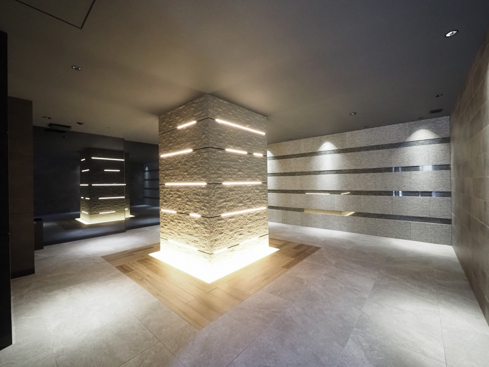 大阪市東淀川区小松１丁目の賃貸マンションのロビー