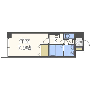 大阪市旭区高殿３丁目の賃貸マンションの間取り