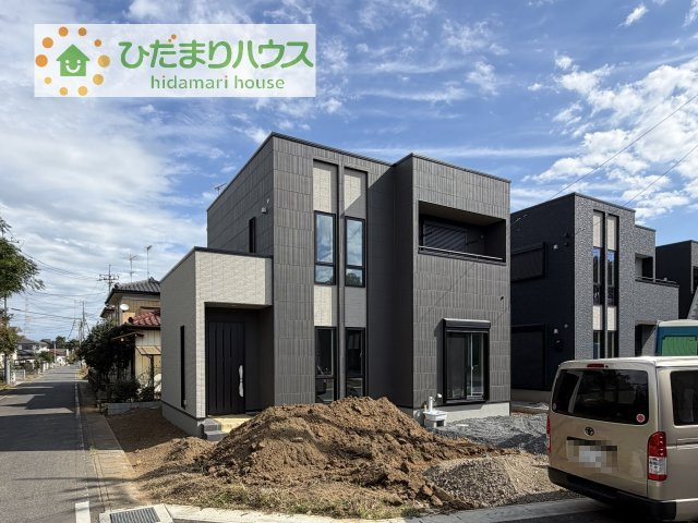 【外観】 | 土浦市高岡　新築戸建　1号棟 | 10/22撮影