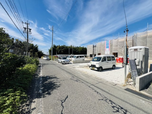 阿久比町大字萩東新田10番の一部『仲介手数料無料』新築一戸建て・建売の前面道路含む現地写真