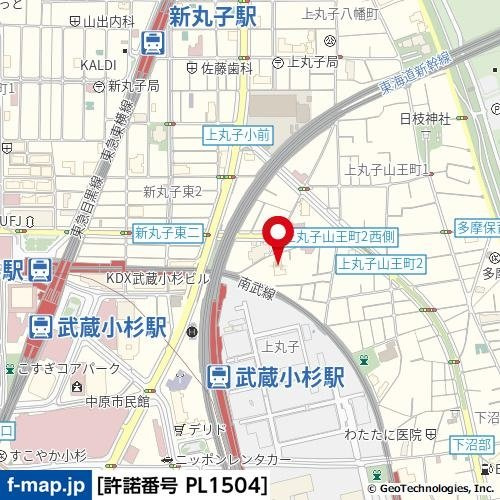 【地図】 | ヴェルステージ武蔵小杉
