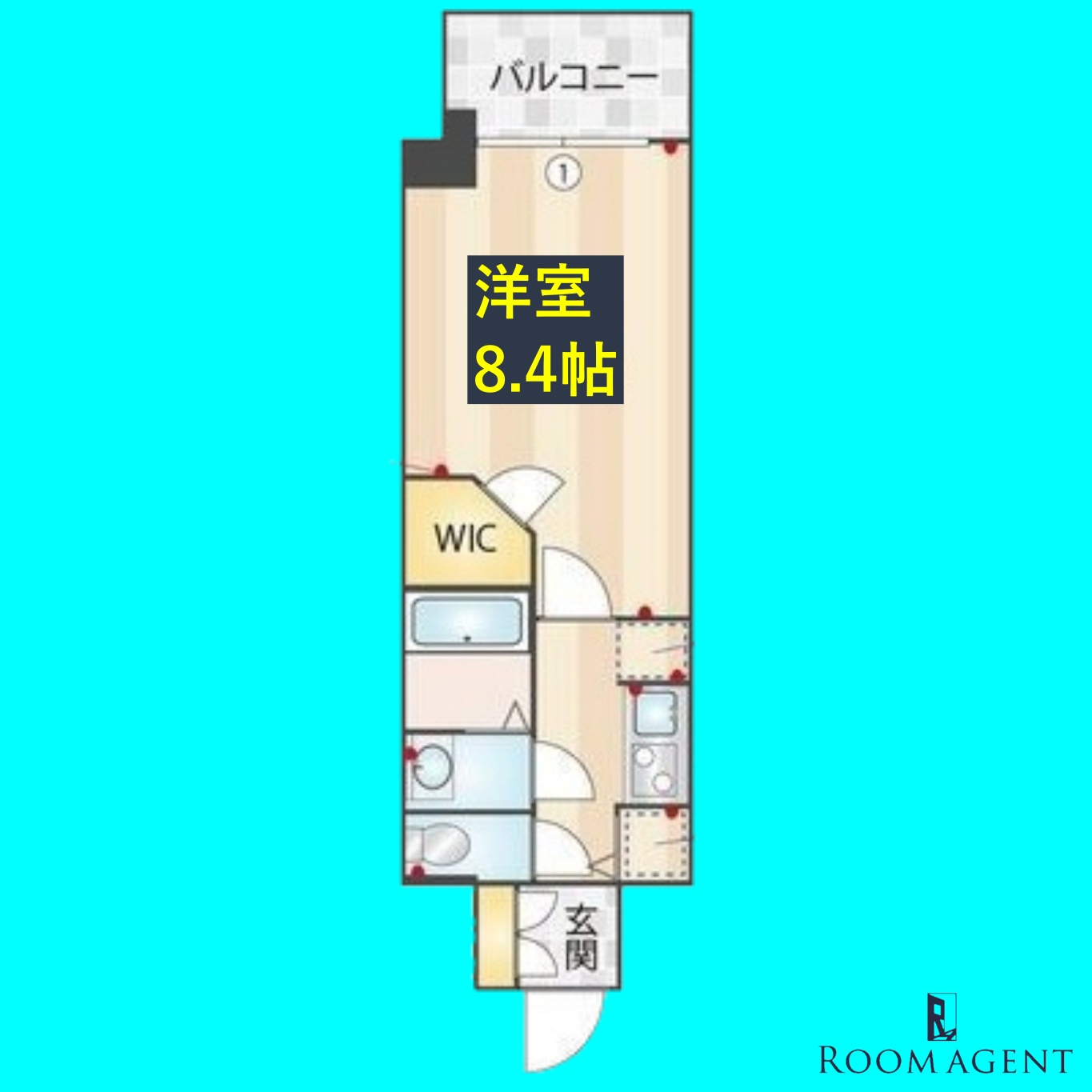 S-RESIDENCE今池beleta(ベレータ)の間取り