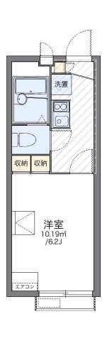 レオパレス翼Ⅴの間取り
