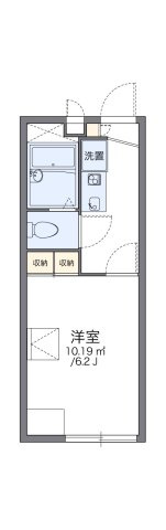 レオパレスシーブリーズの間取り
