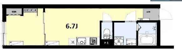 シティフロント北千住の間取り|間取りです。