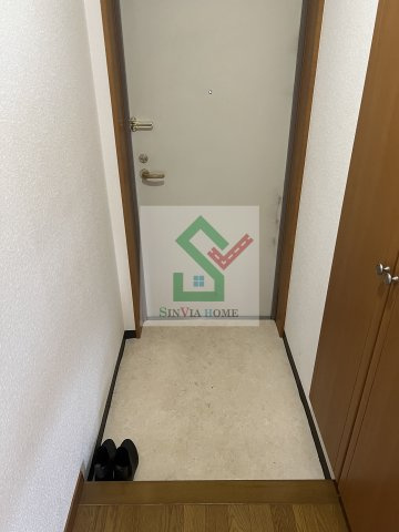パーシモン芝久保の玄関