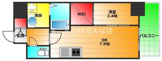 セレニテ谷町四丁目アリエの間取り