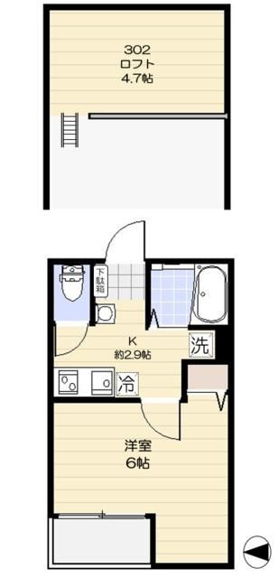 コンフィア目黒本町の間取り
