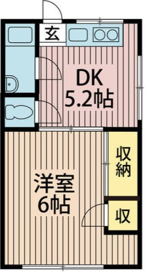 上村荘の間取り|間取りです。