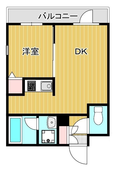 COMPOSITE糀谷の間取り|間取りです。