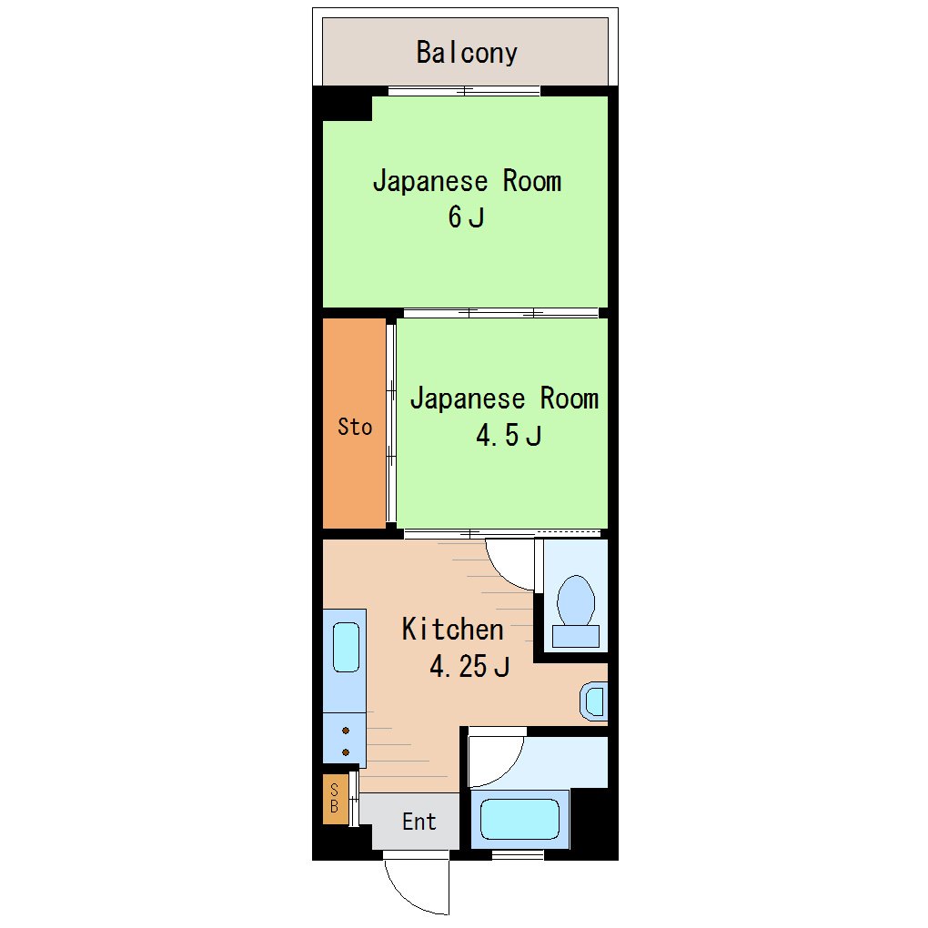 櫻井マンションの間取り