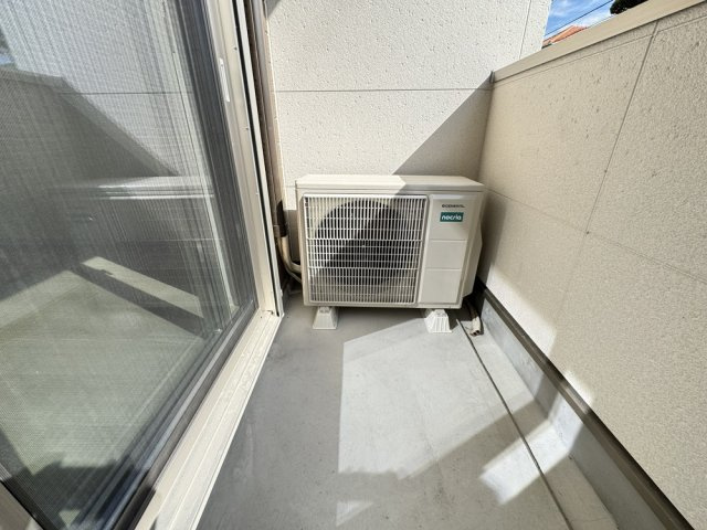 ジーメゾン柏原国分のバルコニー