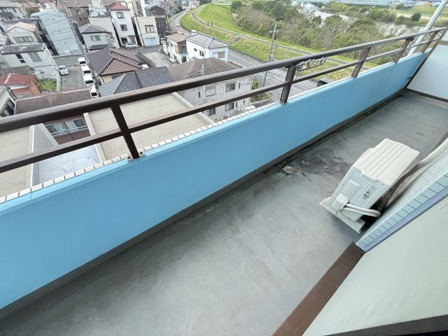 ウインズフジのバルコニー