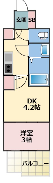 セレニテ東梅田アリエの間取り