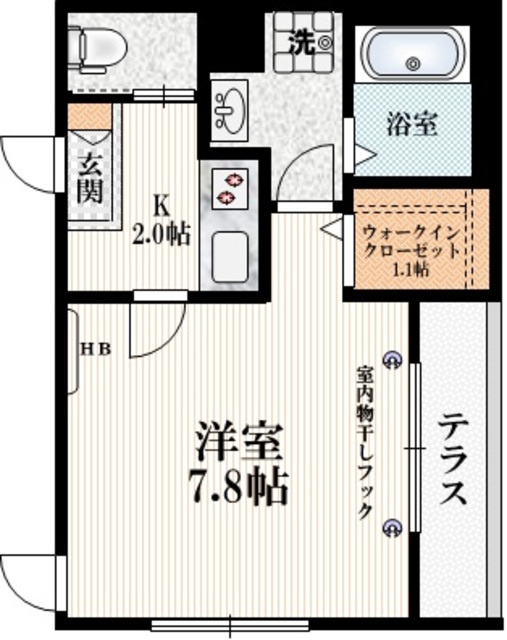 ラルュエル七番の間取り