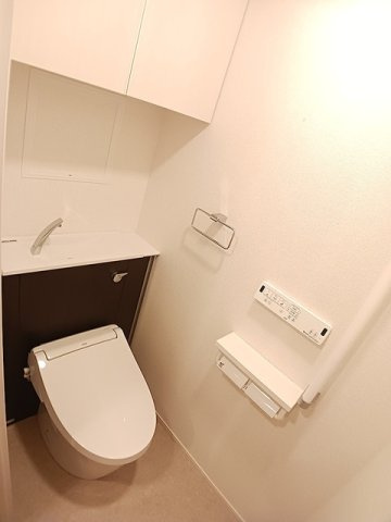 【トイレ】 | メゾン・ド・Ｋ　天神川 | シンプルで使いやすいトイレです