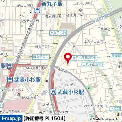 【地図】 | ヴェルステージ武蔵小杉