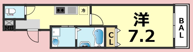 【間取り】 | フジパレス出屋敷5番館