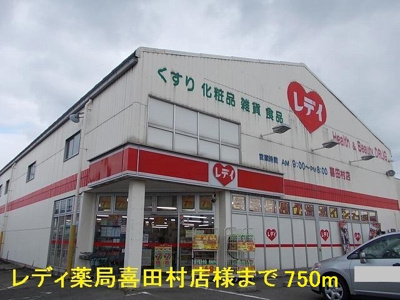 【周辺】 | ヴォレン | レディ薬局喜田村店様まで750m