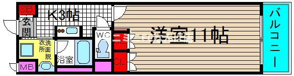 カイセイ本町の間取り|現状有姿