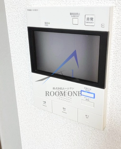 レオーネ南千住Ⅲのセキュリティ|モニター付きインターホンです。