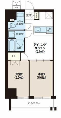 レオーネ南千住Ⅲの間取り|間取りです。