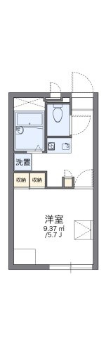 レオパレス北青木の間取り