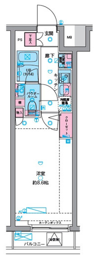 【間取り】 | GENOVIA東向島skygarden