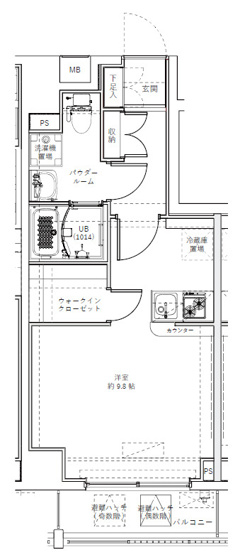 【間取り】 | GENOVIA森下Ⅱ