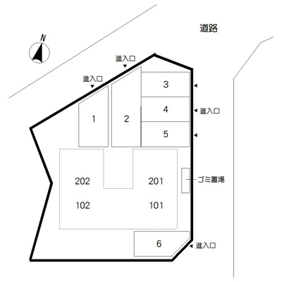 【区画図】 | カメーリアⅢ