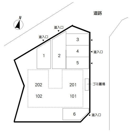 【区画図】 | カメーリアⅢ