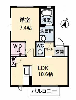 【間取り】 | カメーリアⅢ
