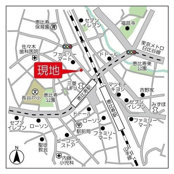 エビスKATOHビルの地図