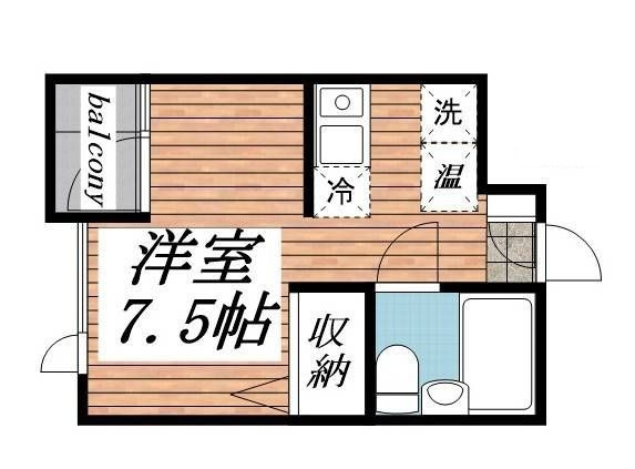メゾン・ド・プラネットの間取り|間取りです。