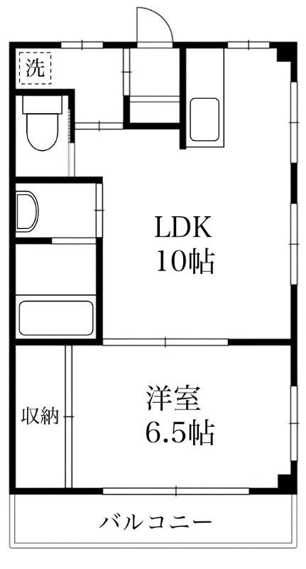 山一日東ビルの間取り|間取りです。