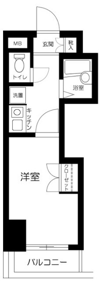【間取り】 | ロイヤルパレス目黒